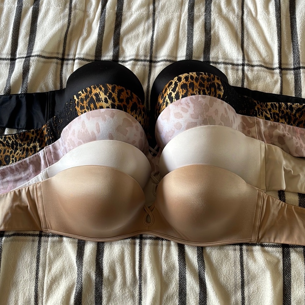 Victoria’s Secret Strapless bra. Sold individually
